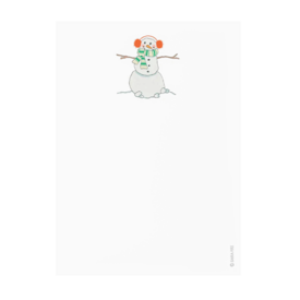 Sara Fitz Sara Fitz Notepad - Happy Snowman
