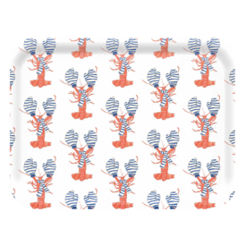 Trays4Us Sara Fitz Large Tray - Cozy Lobster