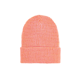VERLOOP Knits VERLOOP Knits Simple Grid Knit Beanie - Pink
