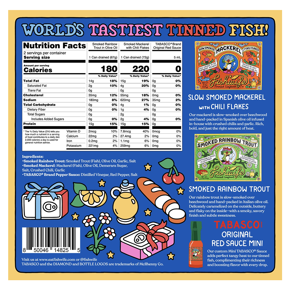 Fishwife - Tinned Fish & Hot Sauce Gift Set