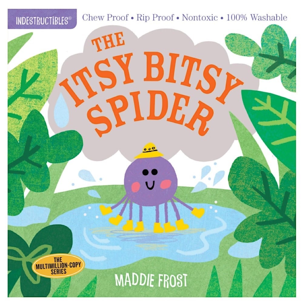 Indestructibles: Itsy Bitsy Spider Paperback Book