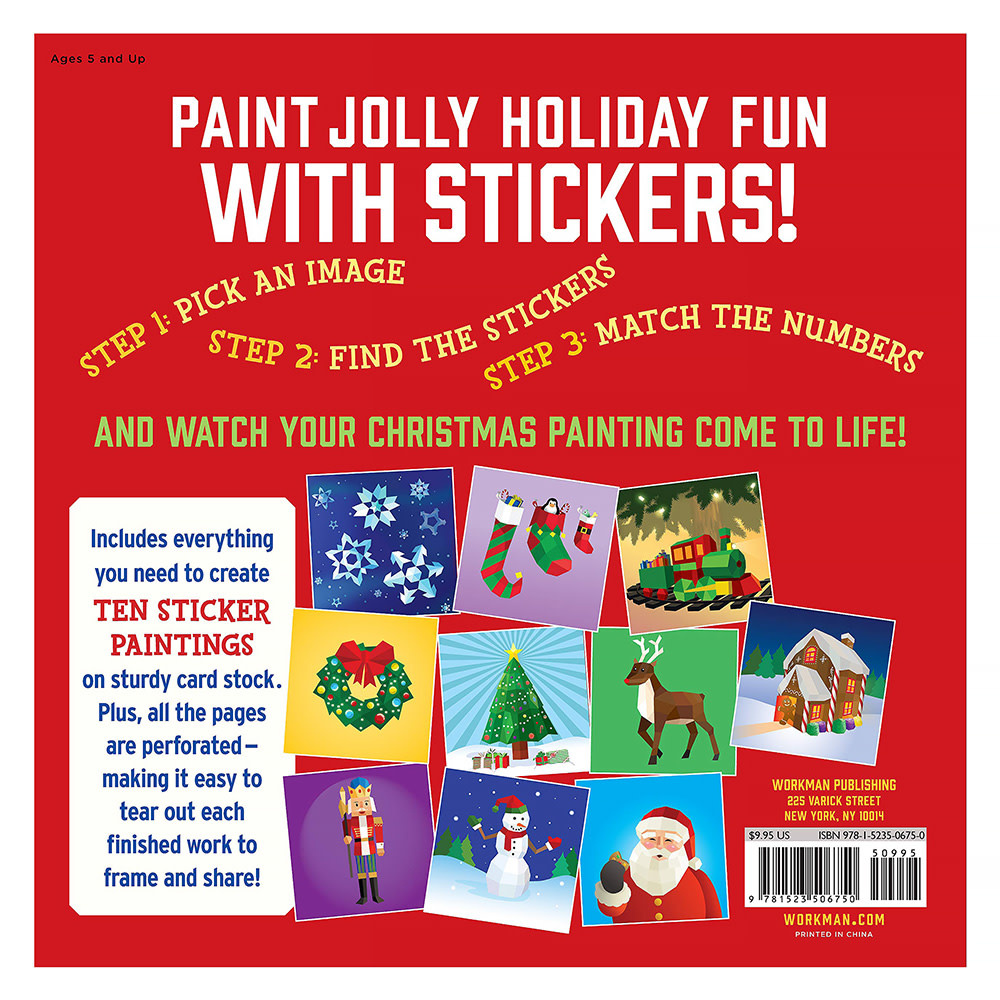 Paint by Sticker Kids: Christmas