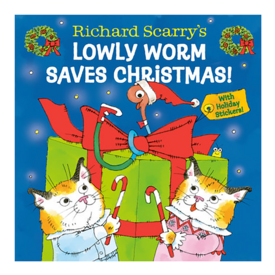 Penguin Random House Lowly Worm Saves Christmas! Hardcover Book
