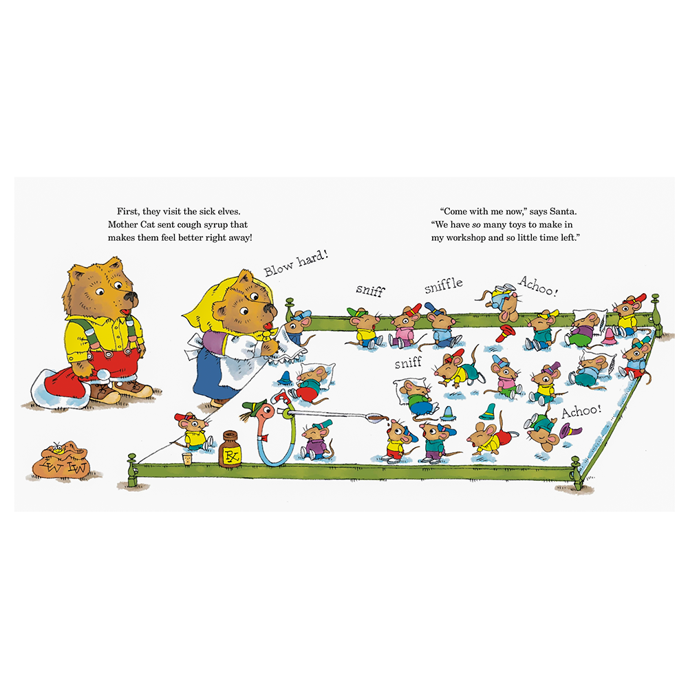 Lowly Worm Saves Christmas! Hardcover Book