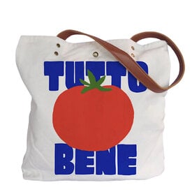 Idlewild Co. Idlewild Co. Tutto Bene Canvas Tote with Vegan Leather
