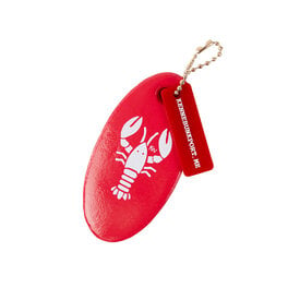 Freshwater Curated Goods Custom Floating Keychain - Lobster - Kennebunkport, ME Red Tag