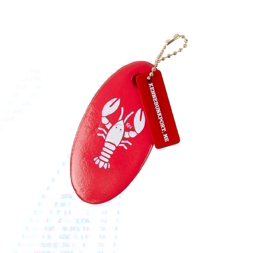 Freshwater Curated Goods Custom Floating Keychain - Lobster - Kennebunkport