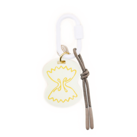 Freshwater Curated Goods Carabiner Bag Charm - Bowtie Pasta