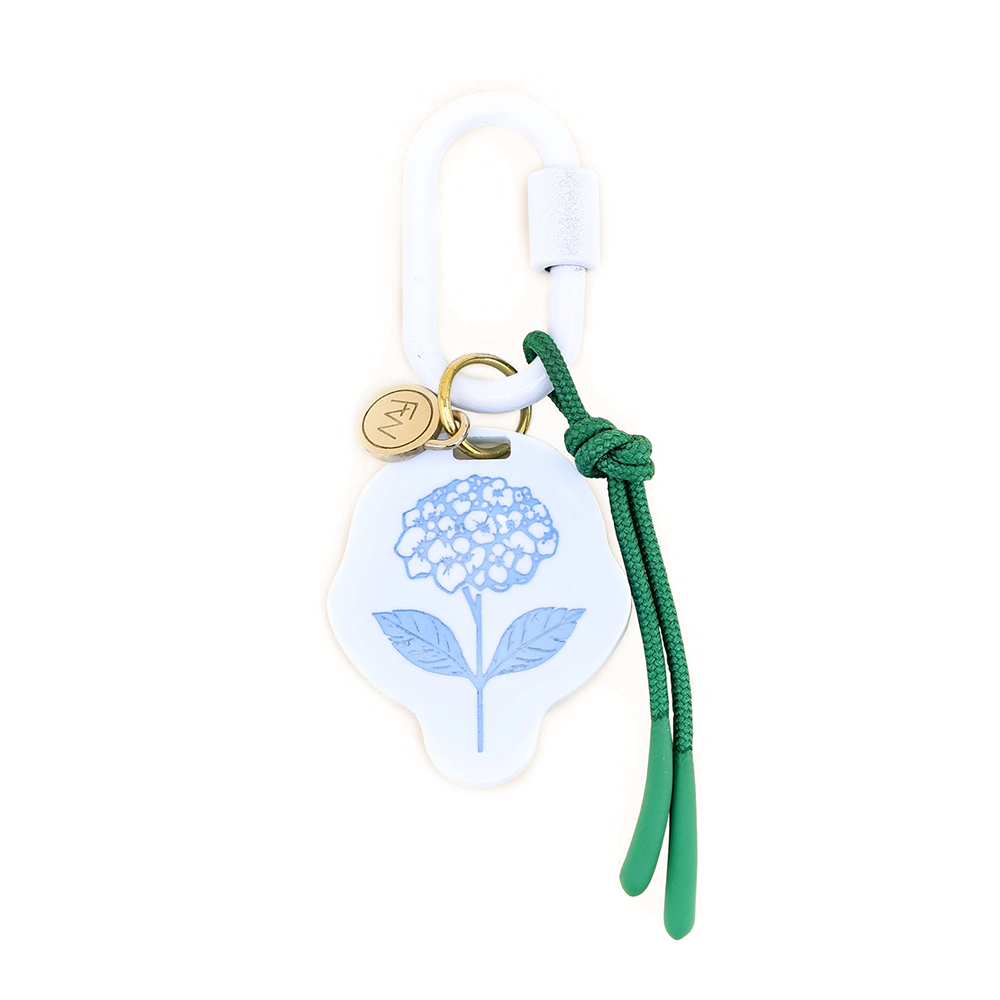 Freshwater Curated Goods Freshwater Carabiner Bag Charm - Hydrangea