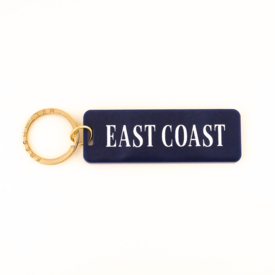 Freshwater Curated Goods Freshwater Keychain - East Coast - Navy