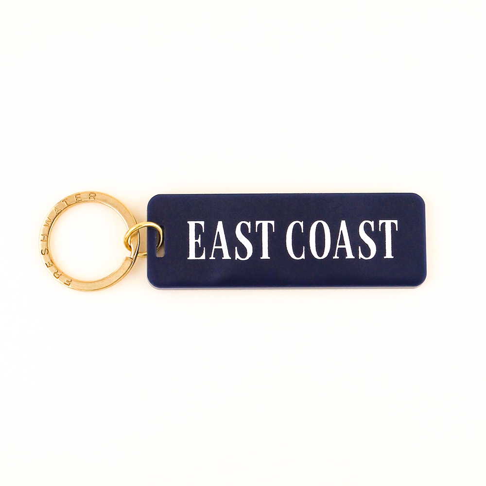 Freshwater Curated Goods Freshwater Keychain - East Coast - Navy