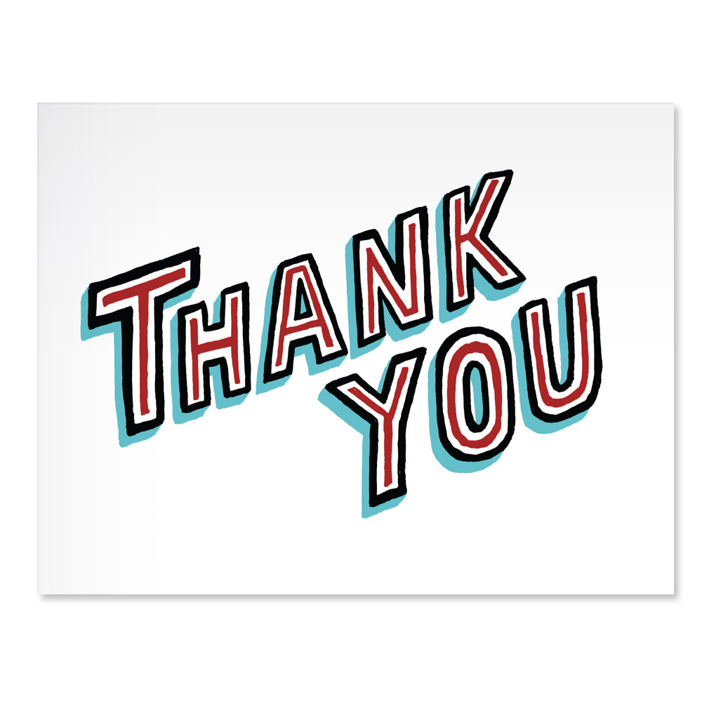 Daytrip Society Daytrip Society - Thank You Retro Card