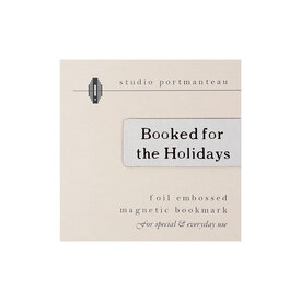 Studio Portmanteau Magnetic Bookmark - Booked for the Holidays Assorted Colors