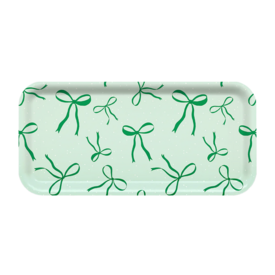 Trays4Us Sara Fitz Small Tray - Green Bows