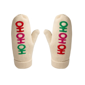 Panache Apparel Co. Panache Ho Ho Ho Mittens - Beige
