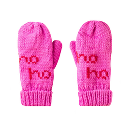 Panache Apparel Co. Panache Ho Ho Ho Mittens - Pink & Red