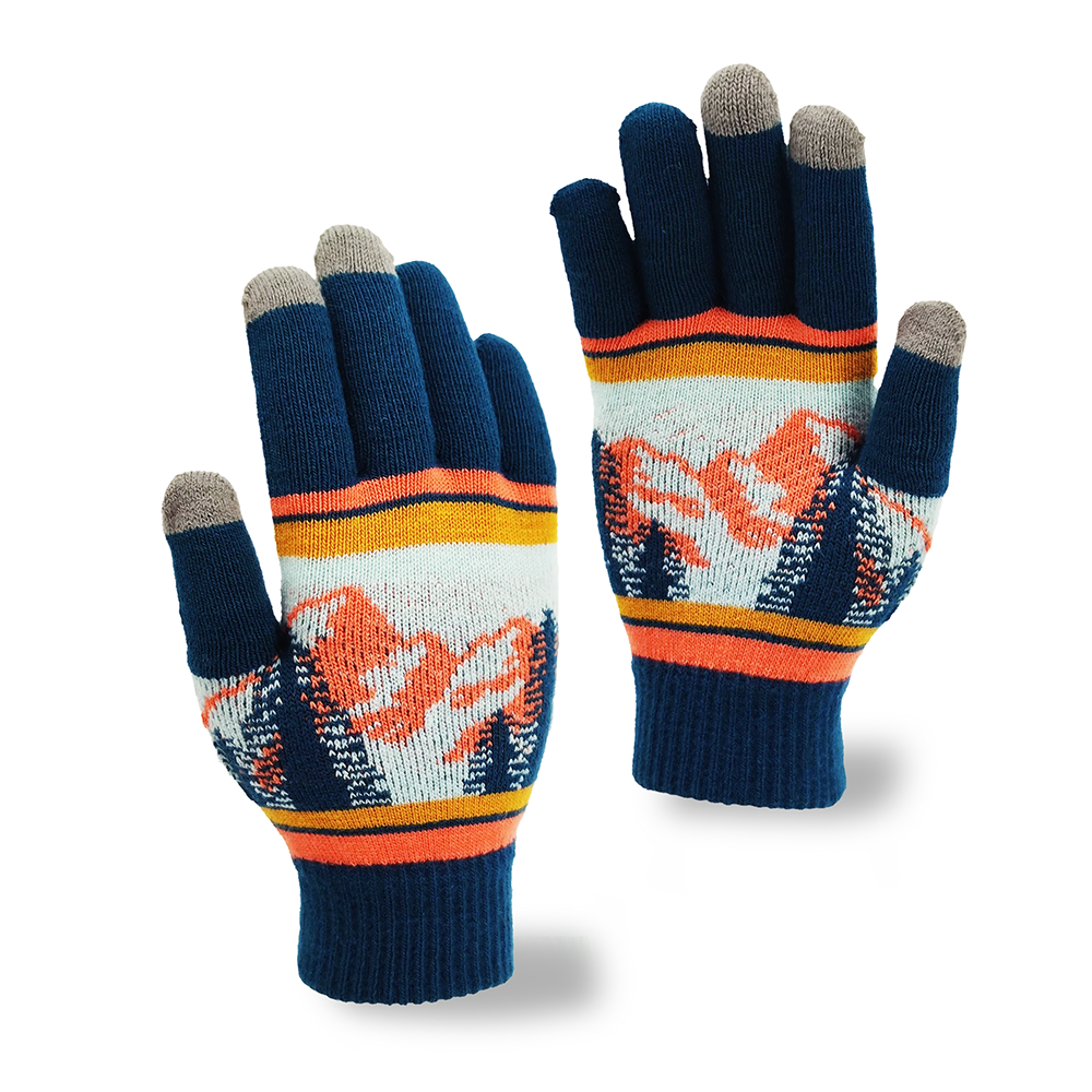 Northern Icons Creations INC Knit Gloves - Peaks of Fire