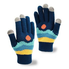 Northern Icons Creations INC Knit Gloves - Sunset Crest