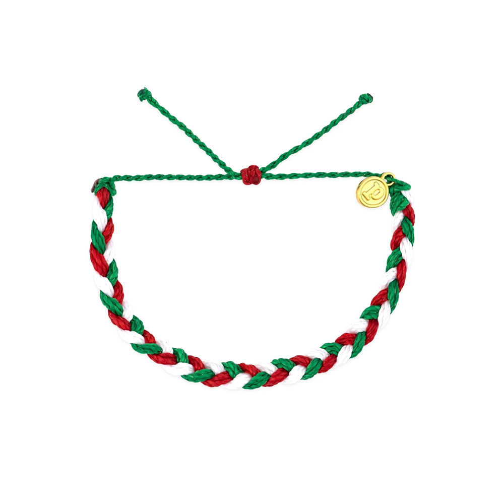 Pura Vida Pura Vida Braided Bracelet - Under the Mistletoe