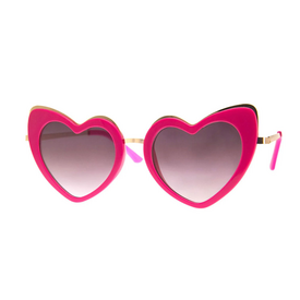 AJ Morgan Heart Throb Sunglasses - Pink/Gold