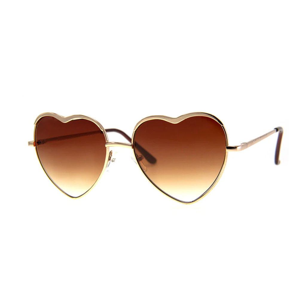 AJ Morgan Heart of Glass Sunglasses - Gold