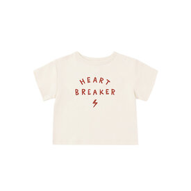 Quincy Mae Quincy Mae Boxy Tee - Heartbreaker