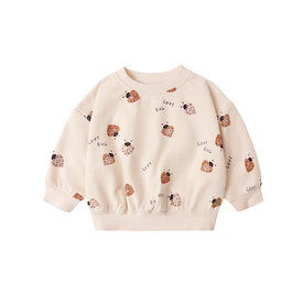 Quincy Mae Quincy Mae Relaxed Sweatshirt - Love Bug