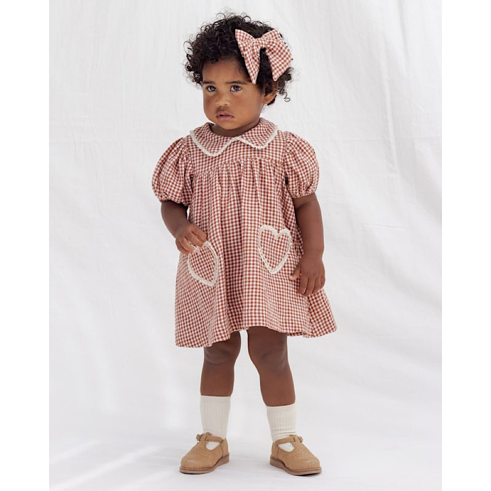 Quincy Mae Coraline Dress - Red Gingham
