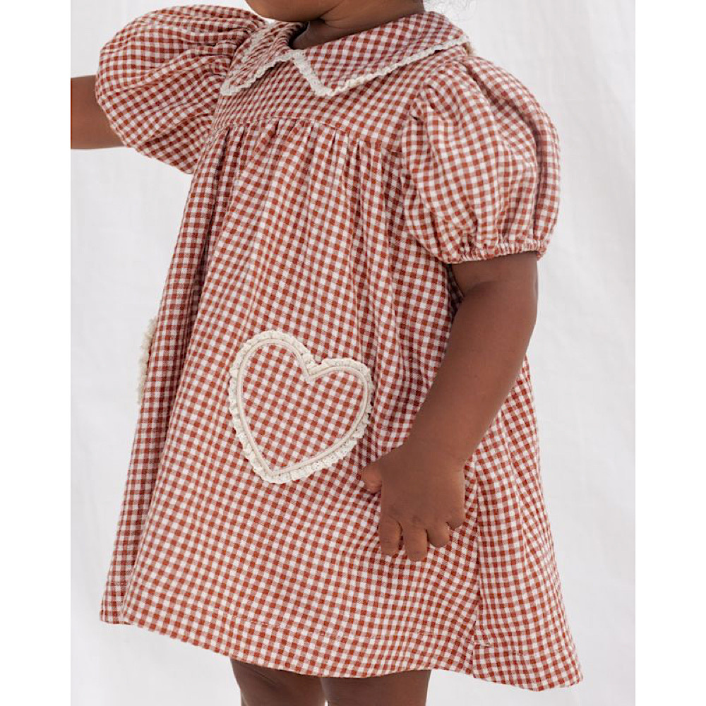 Quincy Mae Coraline Dress - Red Gingham