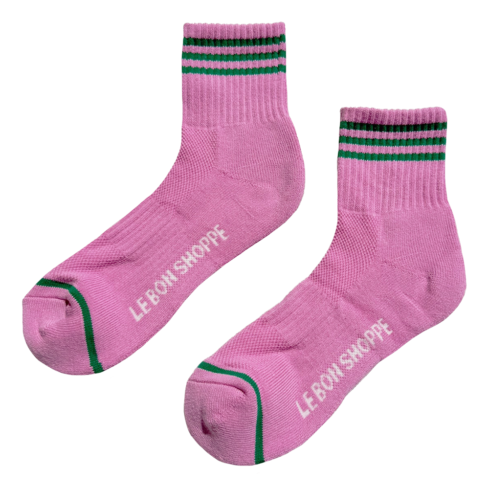 Le Bon Shoppe Girlfriend Socks - Rose Pink
