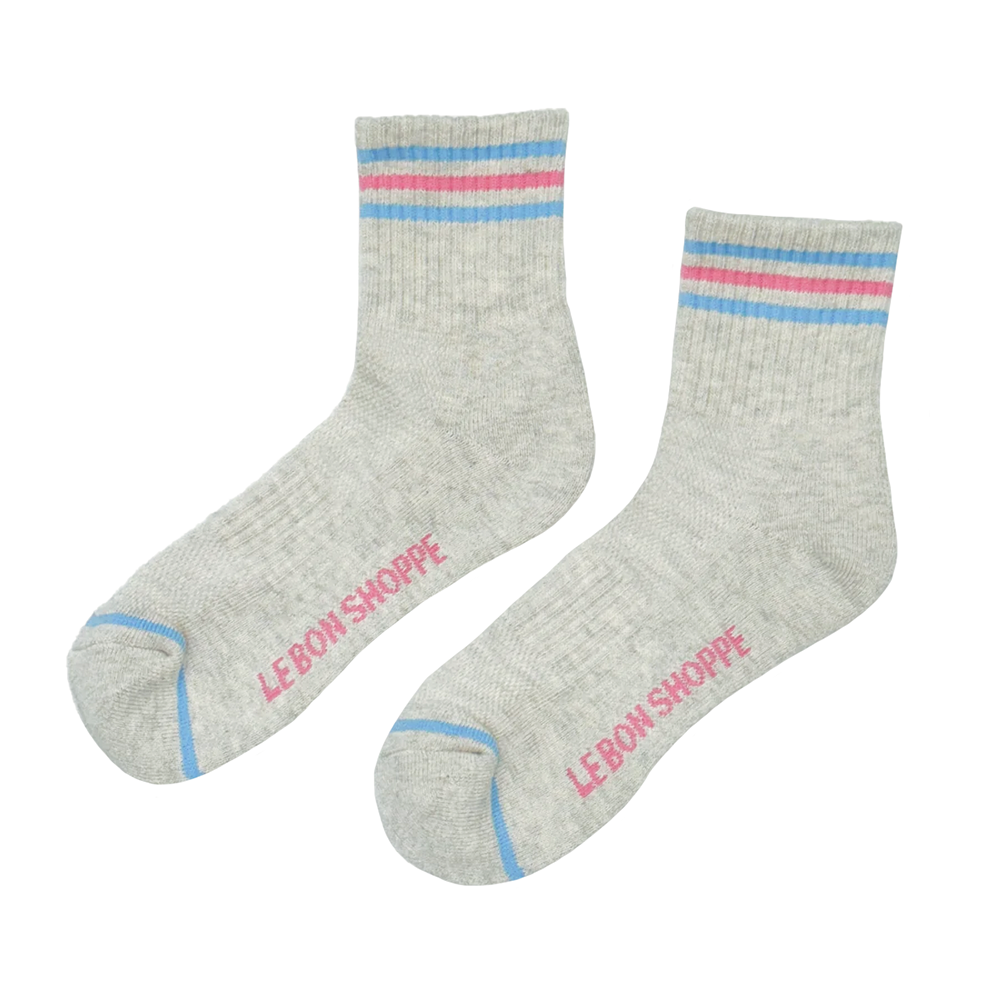 Le Bon Shoppe Girlfriend Socks - Bright Grey