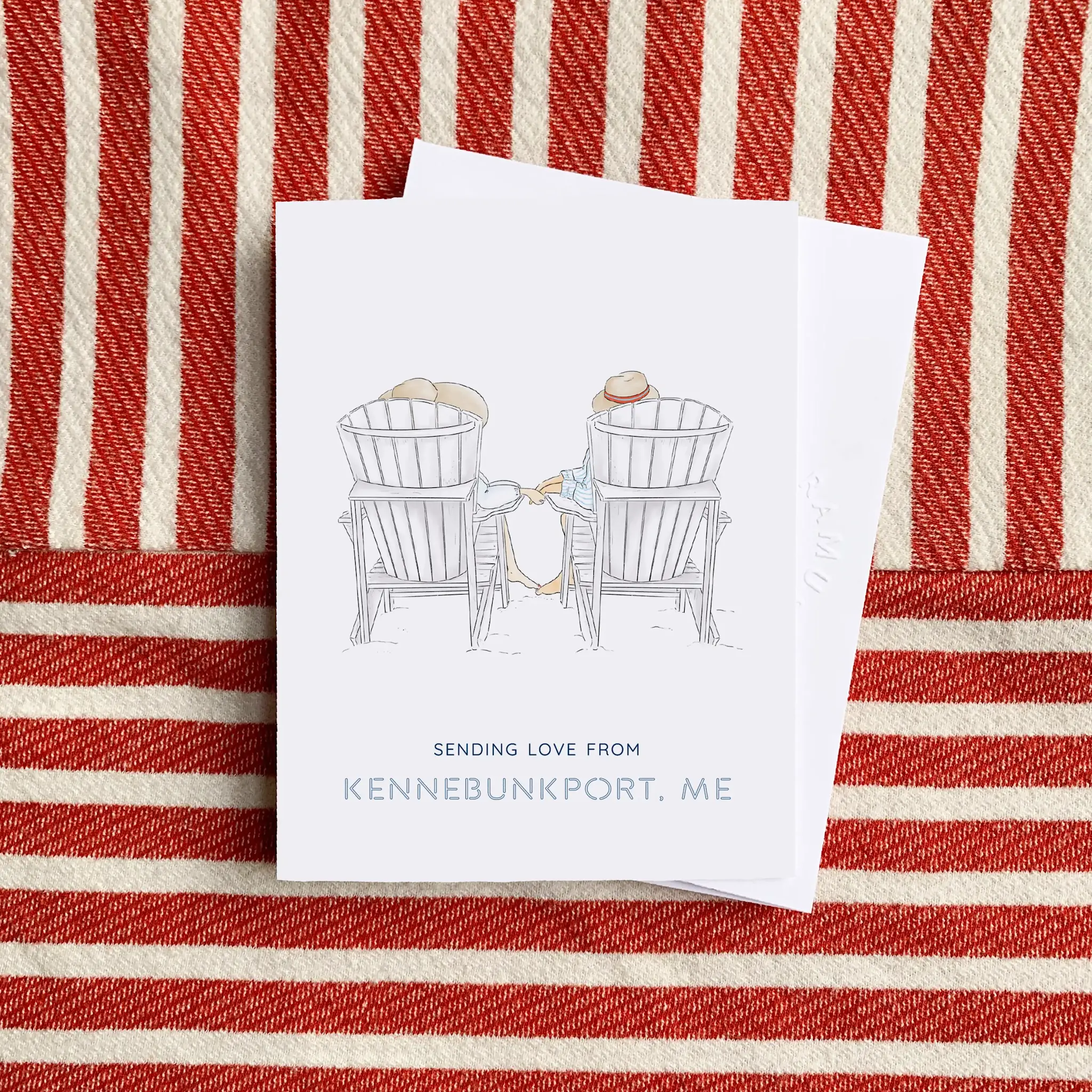 Ramus & Co. - Love From Kennebunkport Chairs Card