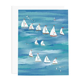 Ramus & Co Ramus & Co. Regatta Sailboats Thank You Card