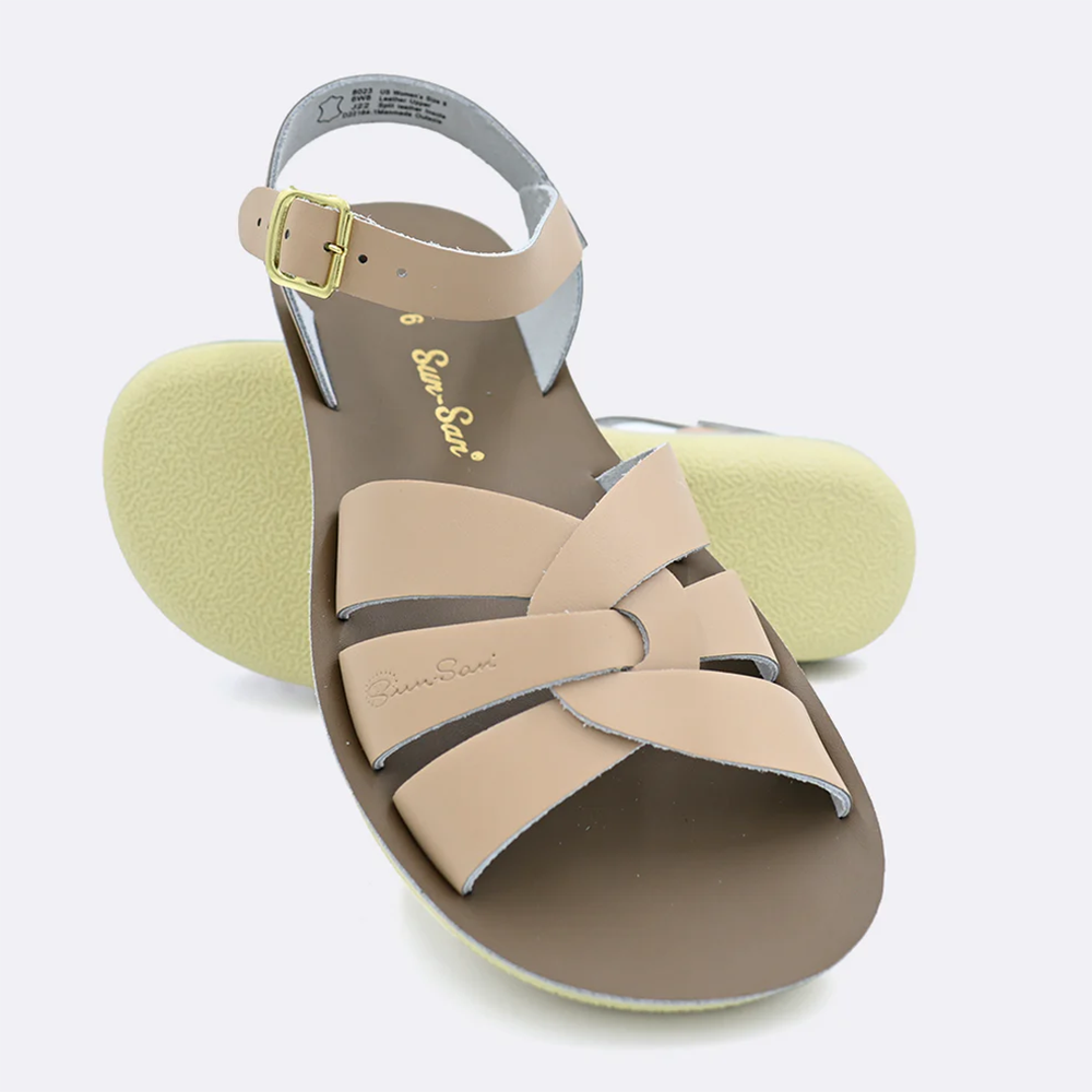 Salt Water Sandals Adult Sun San Swimmer - Latte