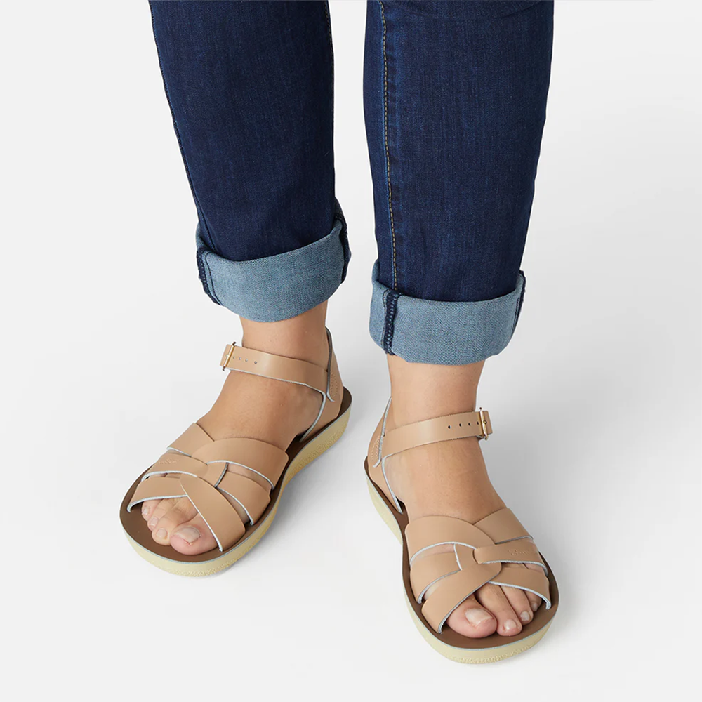 Salt Water Sandals Adult Sun San Swimmer - Latte