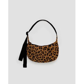 Baggu Baggu Small Nylon Crescent Bag - Leopard