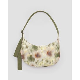 Baggu Baggu Medium Nylon Crescent Bag - Abstract Floral