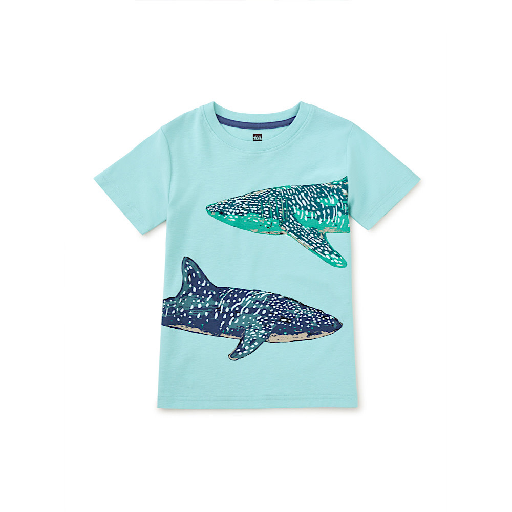 Tea Collection Tea Collection Whale Shark Graphic Tee - Canal Blue