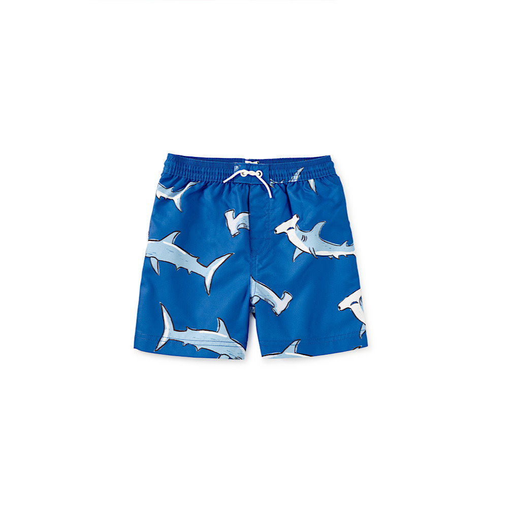 Tea Collection Mid-Length Swim Trunks - Hammerhead Sharks