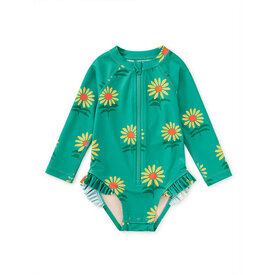 Tea Collection Tea Collection Rash Guard Baby Swimsuit - Sunflowers