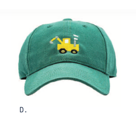Harding Lane Harding Lane Kids Baseball Hat - Excavator - Moss Green