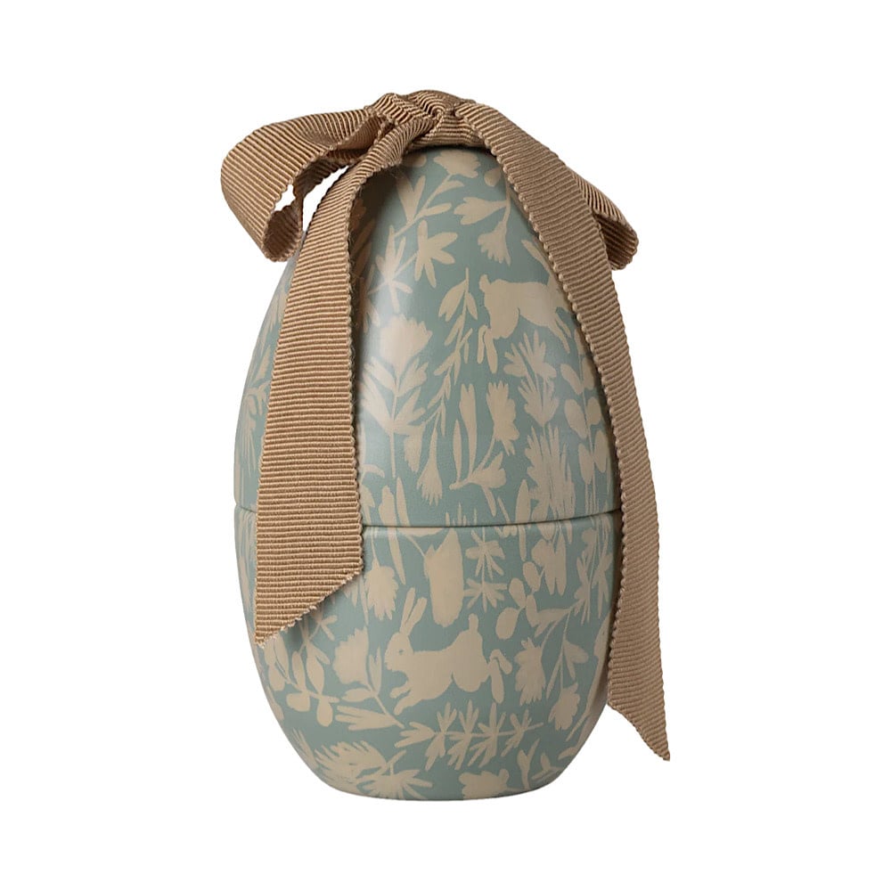 Maileg Maileg Flower Small Easter Egg - Dusty Blue