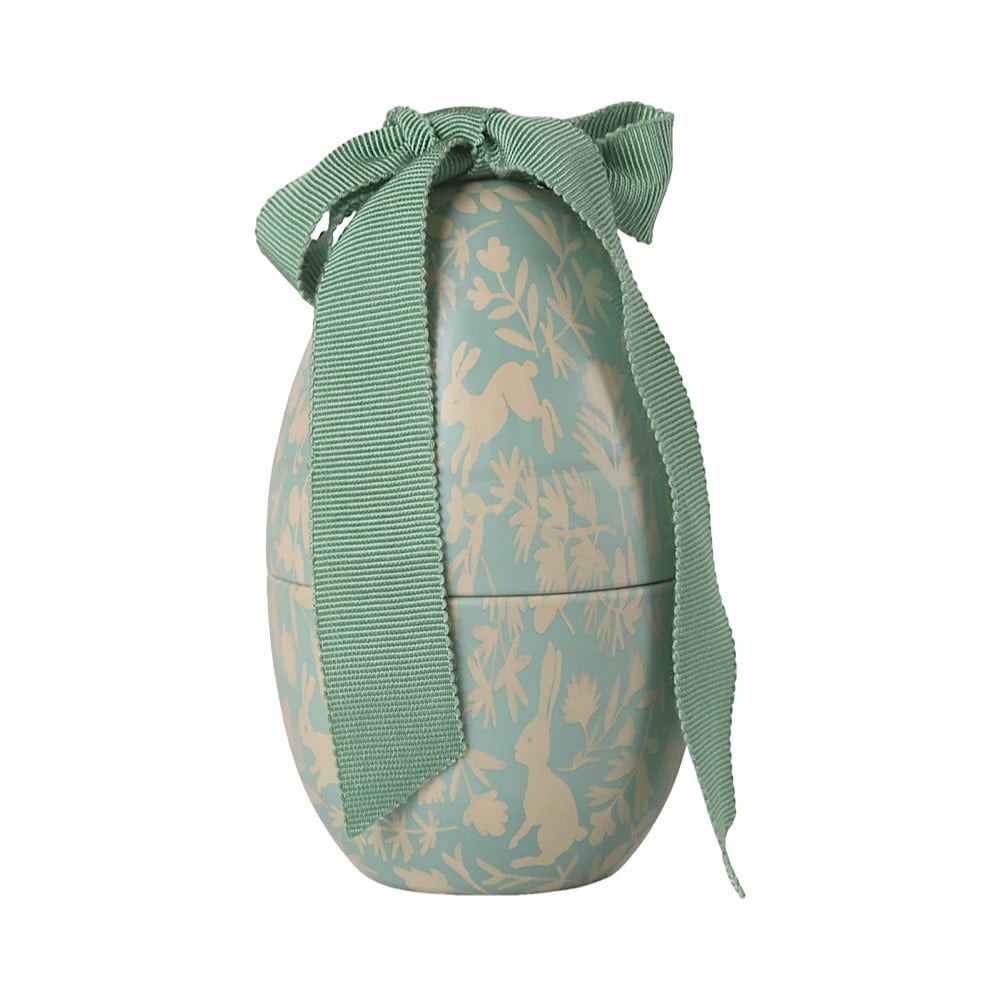 Maileg Flower Small Easter Egg - Dusty Mint