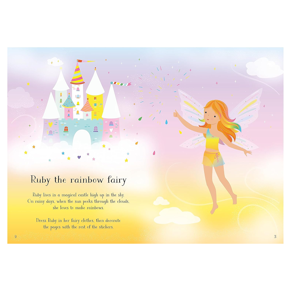 Little Sticker Dolly Dressing Activity Book - Rainbow Fairy