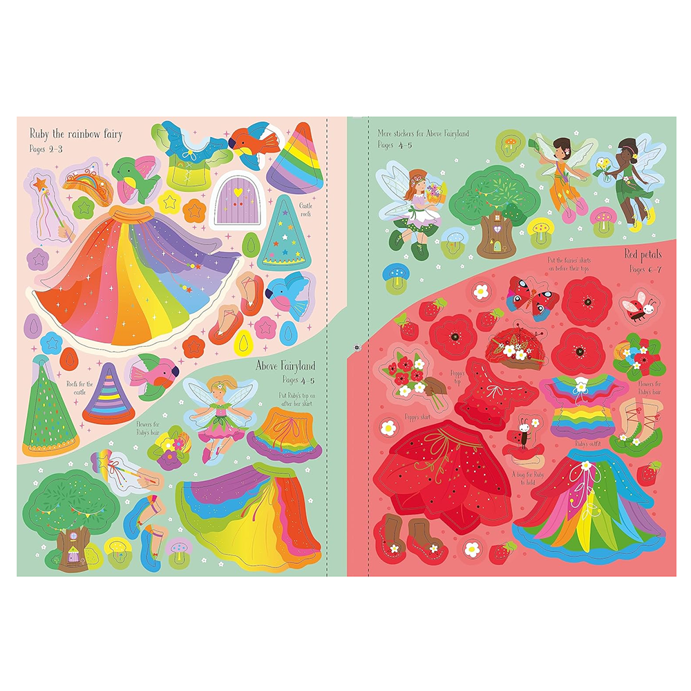 Little Sticker Dolly Dressing Activity Book - Rainbow Fairy