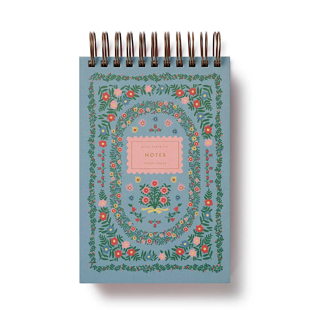 Rifle Paper Co. Rifle Paper Co. - Desktop Spiral Notepad - Rosette
