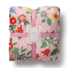 Rifle Paper Co. Rifle Paper Co. - Fleece Blanket - Rosette