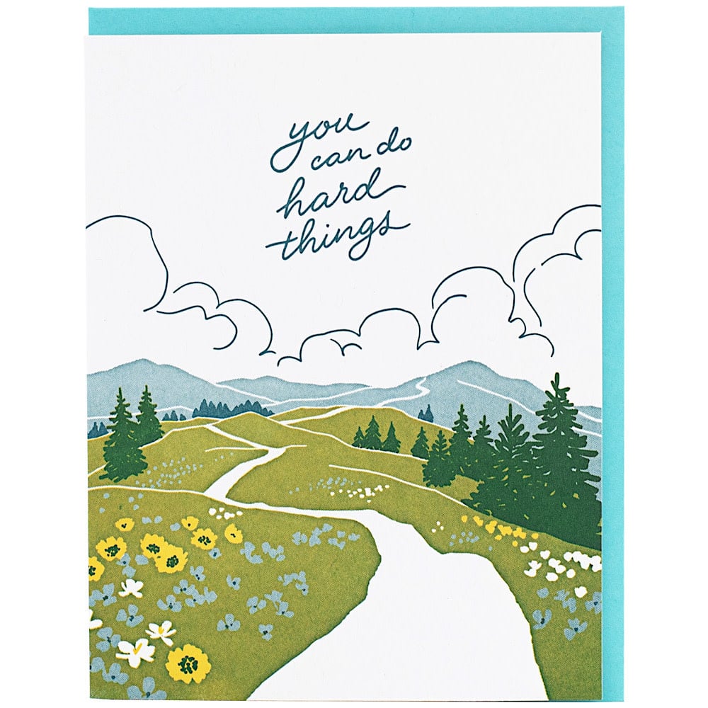 Smudge Ink Smudge Ink Card - Hard Things Mountain