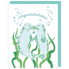 Smudge Ink Smudge Ink Card - Sealed with a Kiss Wedding