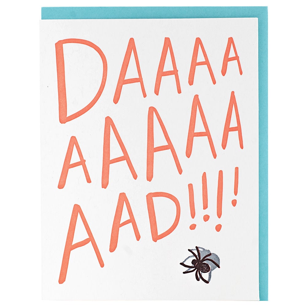 Smudge Ink Card - Spider Father's Day